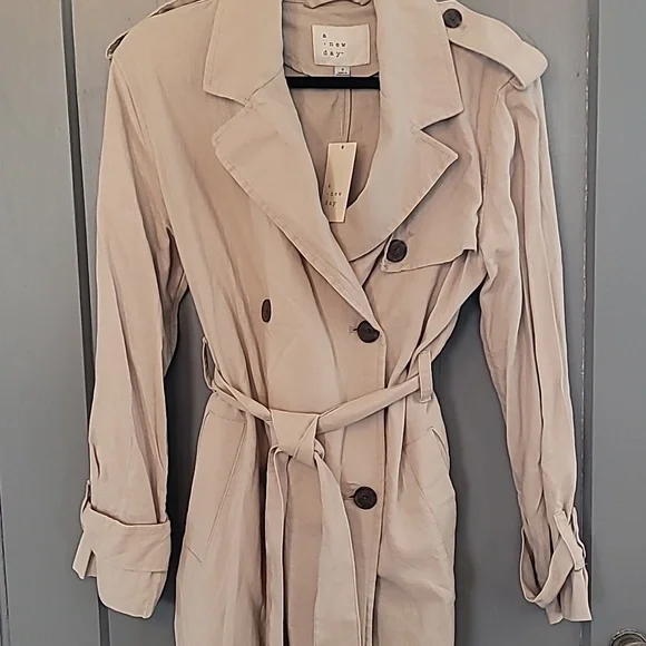 A New Day Linen Blend Spring Coat - Picture 2 of 6